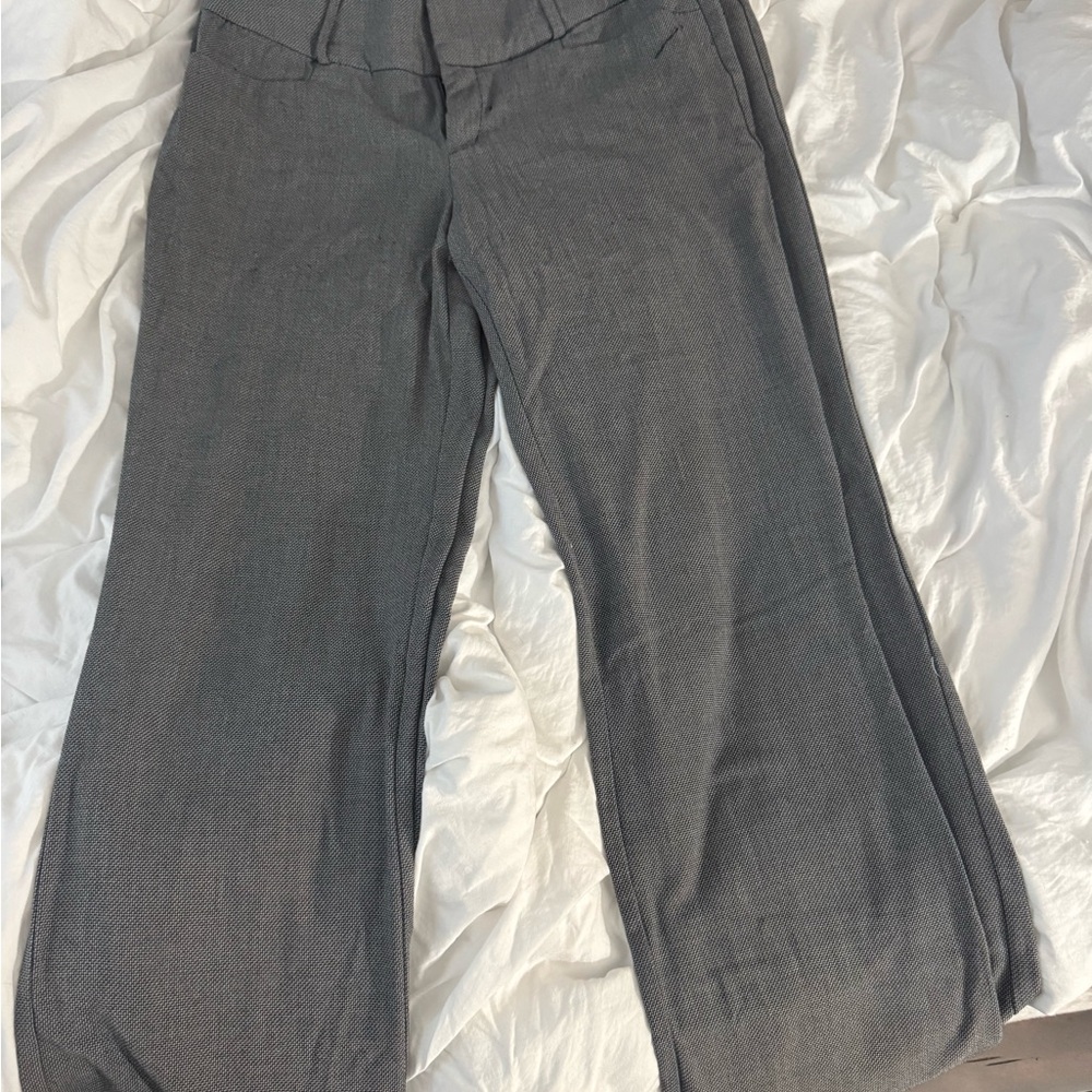 Bundle TWO PAIRS Nine West High Waist Gray Bootcut Pants SIZE 8 (TWO PAIRS)
